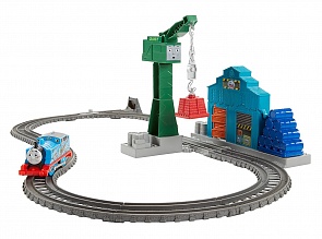 Игровой набор с паровозиком Томасом и подъемным краном Крэнки (Mattel, DVF73) Игровой набор с паровозиком Томасом и подъемным краном Крэнки (Mattel, DVF73)